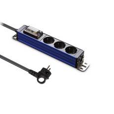 Hyundai Electric 伺服器用 鋁製高容量3孔延長線 HDSVAL-GN315B, 1.5m, 藍色, 1個