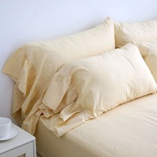 SCOHOme 純棉快樂系列荷葉邊枕頭套 2入