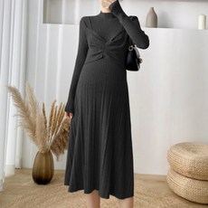 민성컴퍼니 랩 니트 임산부 원피스