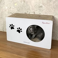 nature pet 貓咪經典躲藏屋貓抓板, 1個, 混合顏色