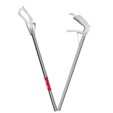 Mudas鱷魚彈簧一體型折疊式泥灘體驗海釣夾 折疊式 XL, 銀色, 1個