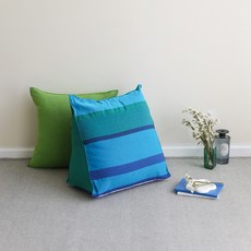 오리고 프리미엄 삼각 등쿠션 얼롱더코스트, 혼합색상, 소형