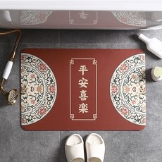 AFAMIC 艾法 橡膠珪藻土防滑軟地墊, 78, 1個