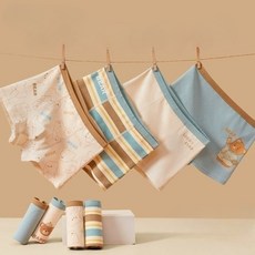 Jcell Daonwear11 幸福幸運熊四角內褲4件組