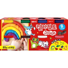 AMOS 阿摩司 彩色黏土 85克 8入套組, 1組, 混色, 680g