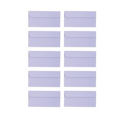 STUDIO EIGHT 水平彩色信封 4p, 10個, 紫色