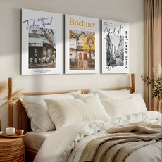 퍼니즈 유럽 카페 슬림액자 폼보드 포토 포스터 5mm, 없음