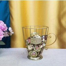 杯裝膠囊咖啡收納盒, 1個, 金色大號