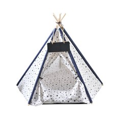 紅寶石可可寵物印度帳篷, 白星亞麻