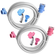 Y-net 全天候洗衣機水管 冷水 2m + 溫水 2m 套組, 單一商品, 1套