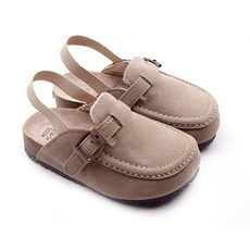 兒童清新厚軟勃肯拖鞋