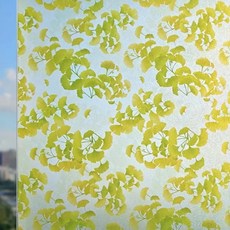 언헤브 패턴 유리창 필름 시트지, 01나뭇잎, 60 x 200 cm