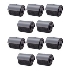 PLUS 個人信息洩漏防止滾印現金乒乓補充裝 IS-007CM, 黑色的, 10個