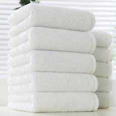COTTON CLOUD 飯店毛巾 200g 40支 精梳棉 10條, 1組, 象牙白色