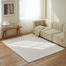 노크노크 플랫 워시드 셔닐 방수 러그