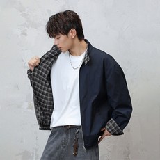 Sunbit 男款 Doublet 雙面休閒格紋夾克