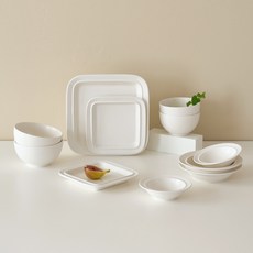 LENANSE Monde 兩人餐具組 11件組, 餐具6種, 奶油白