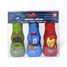 漫威復仇者聯盟沐浴露旅行3件身體組, 1套