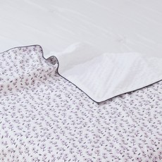 ahtty blanc 嬰兒毛毯, 紫色花朵