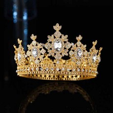 Damon 多款珠飾點綴自助婚紗皇冠 0868, 白色, 1個