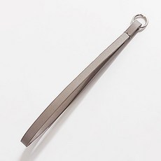 동대문단추왕 가죽 가방 컬러 스트랩 롱, 그레이, 23.5cm, 1개