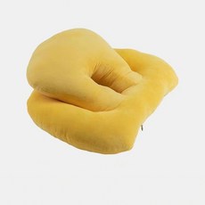 桌面午睡枕頭靠墊, 05 黃色