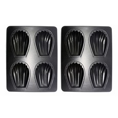 4格瑪德蓮造型烤盤模具