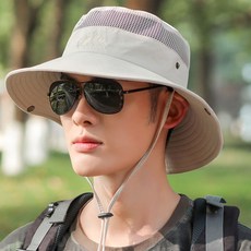 MS 메쉬 상단 모자 남녀공용, 베이지