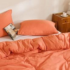 HOMES 大豆纖維薄棉被, 淺橘色