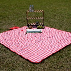 BANFF 風格野餐墊, 紅色格紋(CE555)