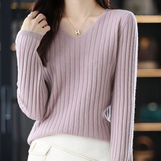 POPLARNC 女款 Rocla V領針織衫 P24FKN072211