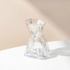 에버하우스 크럼플 글라스 인테리어 화병, 오로라