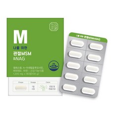 Hansamin MSM&NAG維他命D補充錠 108g+購物袋, 90顆, 1盒