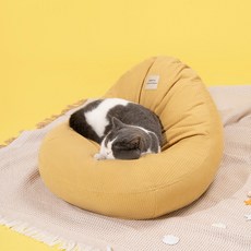 Chilshi 寵物舒適雞蛋坐墊, 1個, 黃色