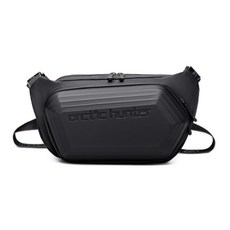 arctic hunter 硬殼單肩包 GT 520, 黑色
