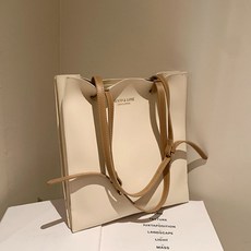 日常方形單肩包, 白色