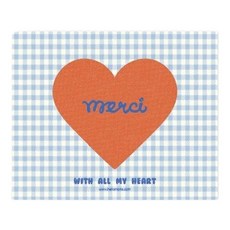Merci 愛心小卡, 20個, 多色
