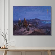 이요한 화백 성화 노프레임 캔버스화 05 동방박사 2