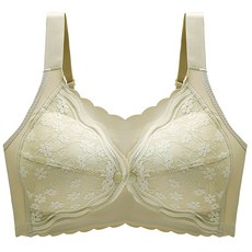 루나글램 여성스러운 꽃 포인트 물결무늬 임산부 브라 LKJ015