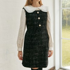 DEBB 트위드 점퍼 원피스 DDCMA4018M