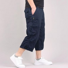 男士 I Love Home 寬鬆工裝七分褲