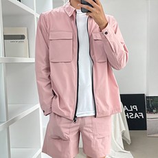 Mantime 尼龍雙向防風夾克