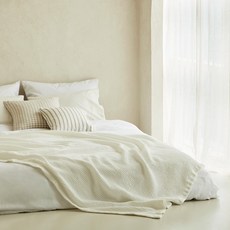 HANSSEM Fresco 莫代爾華夫餅電子表格, 白色