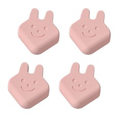 JOYnJOY 桌角邊角防撞墊, 4個, 粉紅色