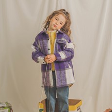 兒童大格紋襯衫