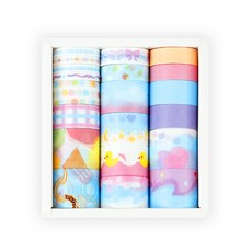 可愛風格紙膠帶組, 1套, 降溫日