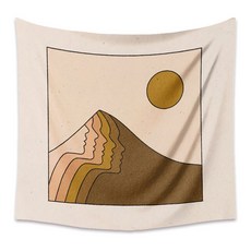 Mr.Ozer 태피스트리 패브릭 포스터 MO1, 혼합색상