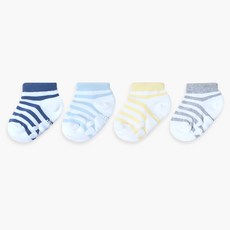 HI BABY CLUB 孩童條紋襪子4件組