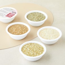 엘빈즈 슈퍼핏 중기2 만7~10개월 한우검정콩 단호박죽 180g + 닭가슴살 아보카도죽 180g + 대구감자 맑은죽 180g + 닭가슴살 오트밀죽 180g 이유식 B세트, 180ml, 1세트