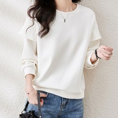 POPLARNC 女款 Loboel 荷葉邊長袖T恤